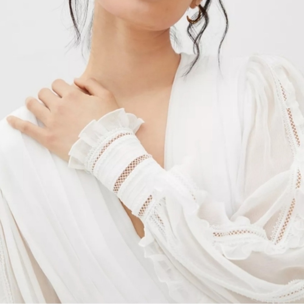 Magali Pascal Ruffled Lace‎ Mini Dress Anthropologie - Picture 7 of 7